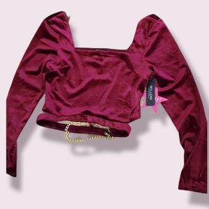 •Willow• Long sleeve Crop top